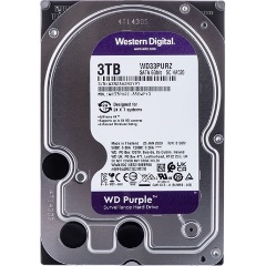 Western Digital Purple 3TB 5400rpm 256MB SATA3 3,5" HDD