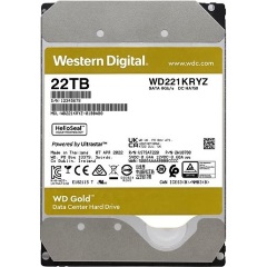 Western Digital Gold 22TB 7200rpm 512MB SATA3 3,5" HDD 512e