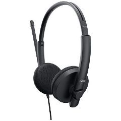 Dell WH1022 Stereo fejhallgató headset fekete