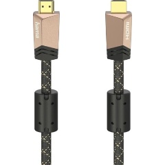 Hama HDMI 2.0 Ethernet -> HDMI 2.0 Ethernet M/M video kábel 1.5m fekete