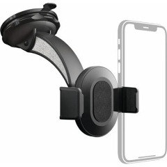 Hama Essential 5,5-8,5cm telefon autós tartó szélvédőre fekete