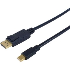 Equip Mini DisplayPort 1.2 -> DisplayPort 1.2 M/M video kábel 2m fekete