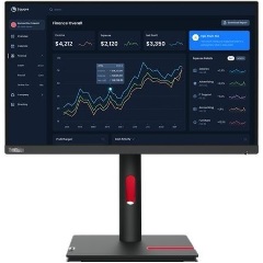 Lenovo ThinkVision T22i-30 21.5" IPS LED monitor fekete 60Hz