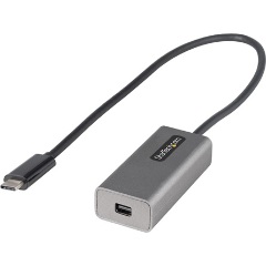 StarTech USB-C / Thunderbolt -> Mini DisplayPort 1.2 M/F adapter 0.3m szürke