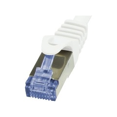 LogiLink PrimeLine RJ45 CAT6A S/FTP -> RJ45 CAT6A S/FTP M/M adatkábel 40m fehér