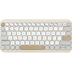 Asus Marshmallow Keyboard KW100 Bluetooth magyar membrán billentyűzet rózsaszín-fehér (Oat Milk)