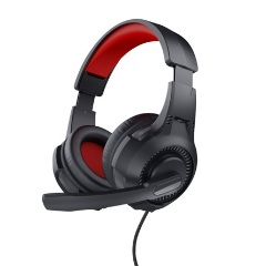 Trust gaming fejhallgató headset fekete-piros