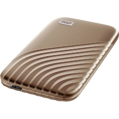 Western Digital My Passport 1TB USB-C 3.2 Gen2 külső SSD arany
