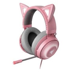 Razer Kraken Kitty V2 (Quartz) gaming fejhallgató headset rózsaszín