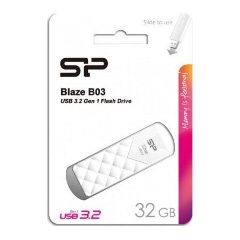 Silicon Power 32GB Blaze B03 USB 3.2 Gen 1 pendrive BOX fehér
