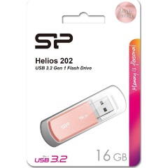 Silicon Power 16GB Helios 202 USB 3.2 Gen 1 pendrive BOX rózsaszín-arany