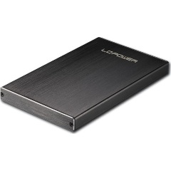 LC-Power LC-25U3-BECRUX-C1 2.5" SATA3 USB-C 3.2 Gen2×1 külső ház szürke