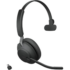 Jabra EVOLVE2 65 LINK380A MS MONO BLACK fejhallgató headset fekete