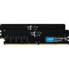 Crucial 32GB 4800MT/s DDR5 memória CL40 Kit of 2 fekete