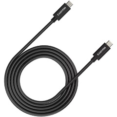 Canyon UC-42 USB-C 3.2 Gen2×2 -> USB-C 3.2 Gen2×2 M/M adatkábel 2m fekete 240W