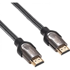 Akyga AK-HD-05S HDMI 2.1 -> HDMI 2.1 M/M video kábel 0.5m fekete árnyékolt