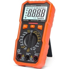 Maxwell 25221 elem teszterrel + munkalámpa funkcióval, kompakt multimeter 1db
