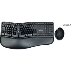 Zalman ZM-K690M Ergonomic USB magyar membrán billentyűzet + egér fekete (mouse: A)