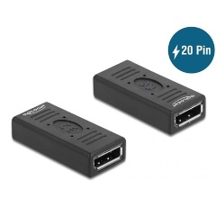 Delock DisplayPort 1.2 -> DisplayPort 1.2 F/F adapter fekete