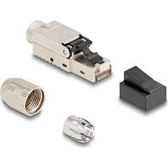 Delock RJ45 CAT6A UTP csatlakozó dugó fém