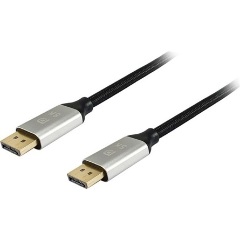 Equip Premium DisplayPort 1.4 -> DisplayPort 1.4 M/M video kábel 5m fekete