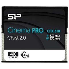Silicon Power 256GB Cinema Pro Compact Flash CFast 2.0 memóriakártya BOX fekete
