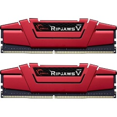 G-SKILL Ripjaws V 8GB 2666MT/s DDR4 memória CL15 Kit of 2 piros
