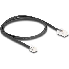 Delock RJ45 -> RJ11 M/M adatkábel 1m fekete