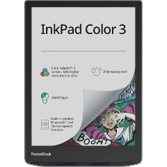 PocketBook InkPad Color 3 7.8" E-Ink Kaleido 3 vízálló e-book olvasó szürke (Stormy Sea; Linux 4.9.56; IPX8)