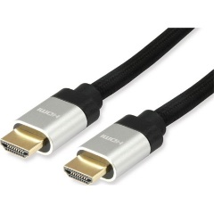 Equip HDMI 2.1 -> HDMI 2.1 M/M video kábel 15m fekete-szürke