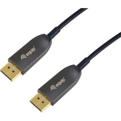 Equip DisplayPort 1.4 -> DisplayPort 1.4 M/M aktív video kábel 15m fekete optikai