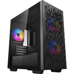 DeepCool MATREXX 40 3FS táp nélküli ablakos MT Mini Tower számítógépház fekete