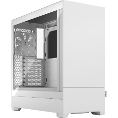 Fractal Design Pop Silent Fehér ablakos (Táp nélküli) ATX ház