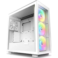 NZXT H7 Elite 2023 Fehér (Táp nélküli) ablakos MATX ház