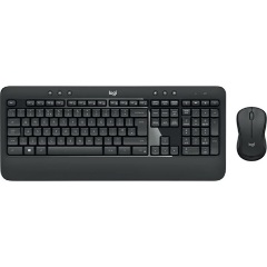 Logitech MK540 vezeték nélküli cseppálló német membrán billentyűzet + egér fekete