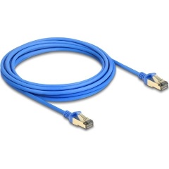 Delock RJ45 CAT8.1 F/FTP -> RJ45 CAT8.1 F/FTP M/M adatkábel 5m kék vékony