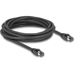 Delock RJ45 CAT8.1 S/FTP -> RJ45 CAT8.1 S/FTP M/M adatkábel 5m fekete