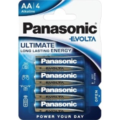 Panasonic EVOLTA LR6EGE/4BP 1,5V AA/ceruza szupertartós alkáli elem 4db