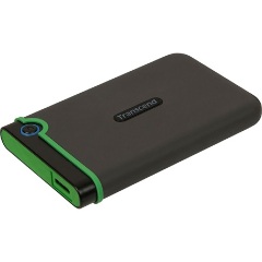 Transcend StroeJet 25M3S 4TB USB3.1 Gen1 A 2,5" ütésálló külső HDD szürke