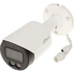 Dahua IP csőkamera - IPC-HFW2249S-S-IL (2MP, 2,8mm, kültéri, H265+, IP67, IR30m, IL10m, SD, PoE, mikrofon, Lite AI)