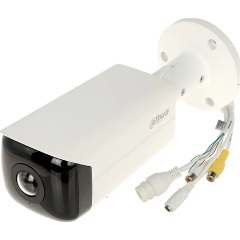 Dahua IP csőkamera - IPC-HFW3441T-AS (4MP, 2,1mm, kültéri, H265+, IP67, IR20m, ICR, WDR, SD, I/O, audio, PoE, AI)