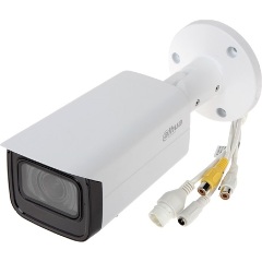 Dahua IP csőkamera - IPC-HFW3842T-ZAS (8MP, 2,7-12mm(motoros), H265+, IP67, IR60m, ICR, WDR, SD, I/O, audio, PoE, AI)