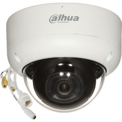 Dahua IP dómkamera - IPC-HDBW3842E-AS (AI; 8MP, 2,8mm, kültéri, H265+, IP67, IR 30m; ICR, WDR, PoE, I/O,audio, IK10, SD)