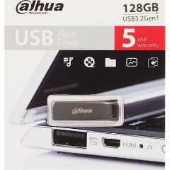 Dahua 128GB U156-32 vízálló ütésálló USB-A 3.2 Gen 1 pendrive BOX fekete