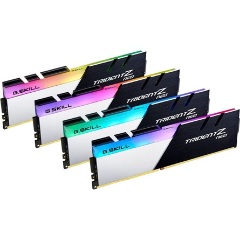 G-SKILL Trident Z Neo RGB 32GB 3000MT/s DDR4 memória CL16 Kit of 4 (for AMD Ryzen) fekete-fehér RGB