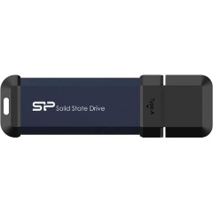 Silicon Power MS60 500GB USB3.2 Gen2 A M.2 2242 külső SSD kék-fekete