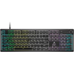 Corsair K55 CORE RGB USB angol (US) gaming membrán billentyűzet fekete