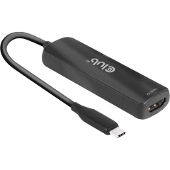 Club 3D CAC-1588 1db USB-C 3.2 Gen2 -> 1db HDMI 2.1 1db USB-C PD M/F video adapter 0.25m fekete