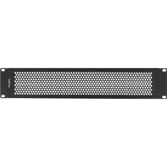 NET Lanberg 19" 2U perforált takaró panel, fekete