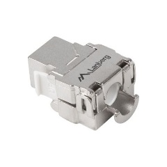 NET Keystone modul, szerszám nélkül szerelhető RJ45->LSA CAT.6 FTP 180°